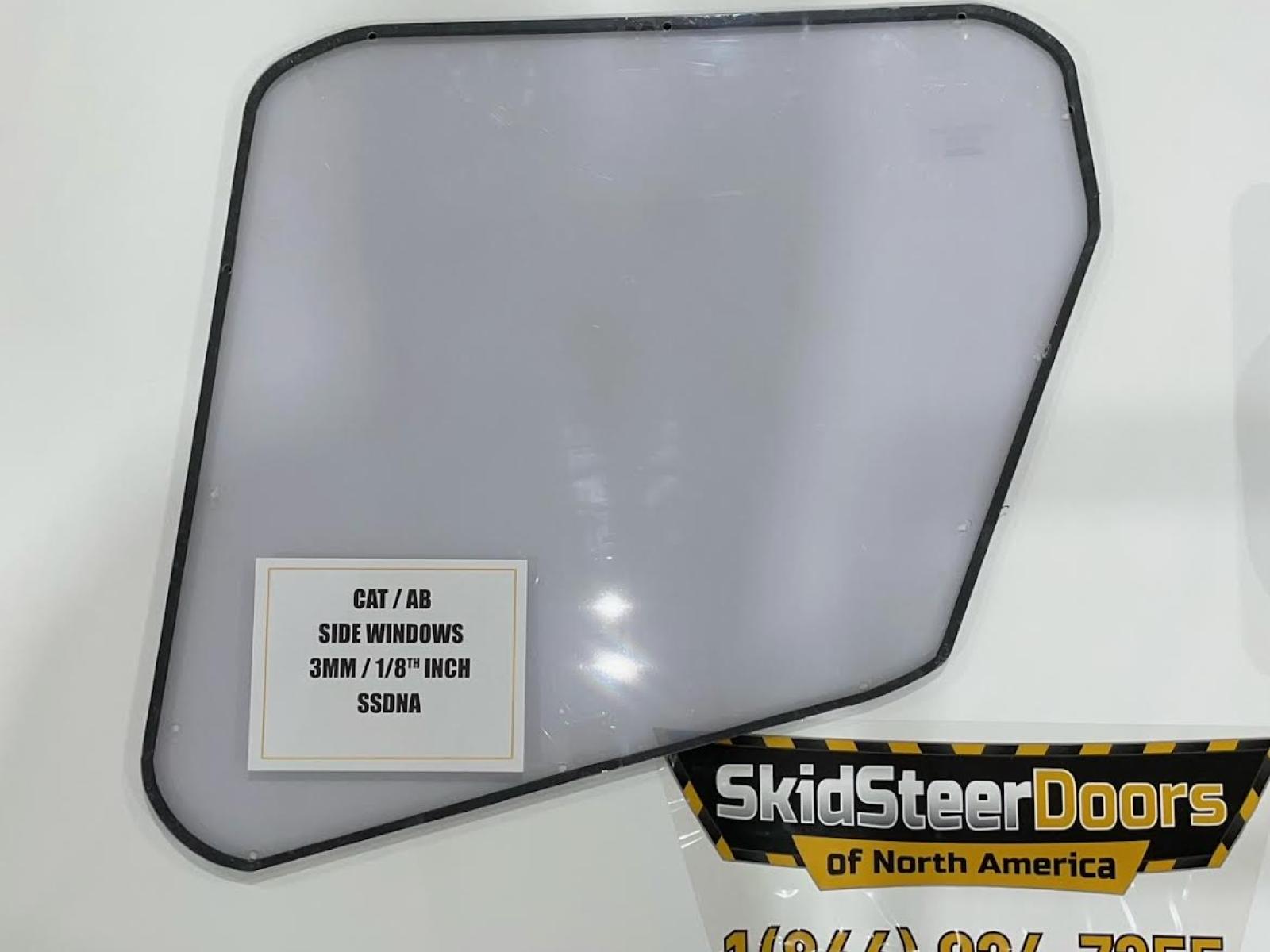 CAT A/B Skid Steer Door Side Window